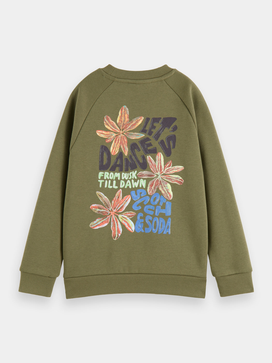 Kids - Relaxed-fit artwork sweatshirt - Scotch & Soda NZ