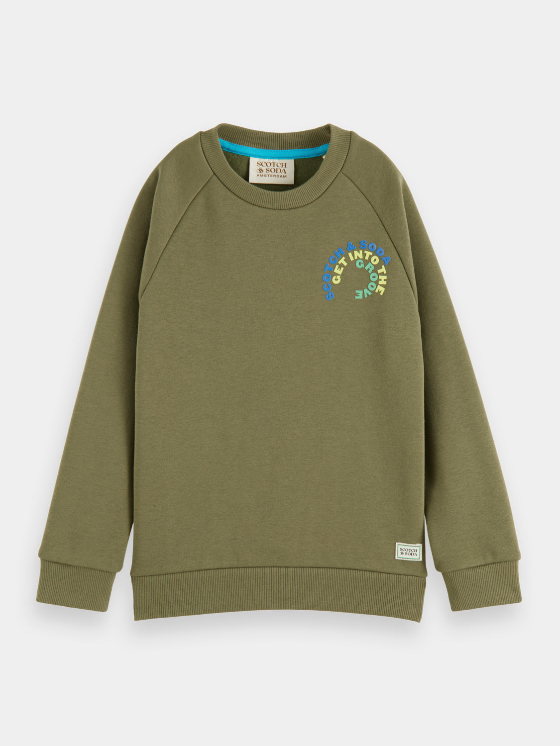 Kids - Relaxed-fit artwork sweatshirt - Scotch & Soda NZ
