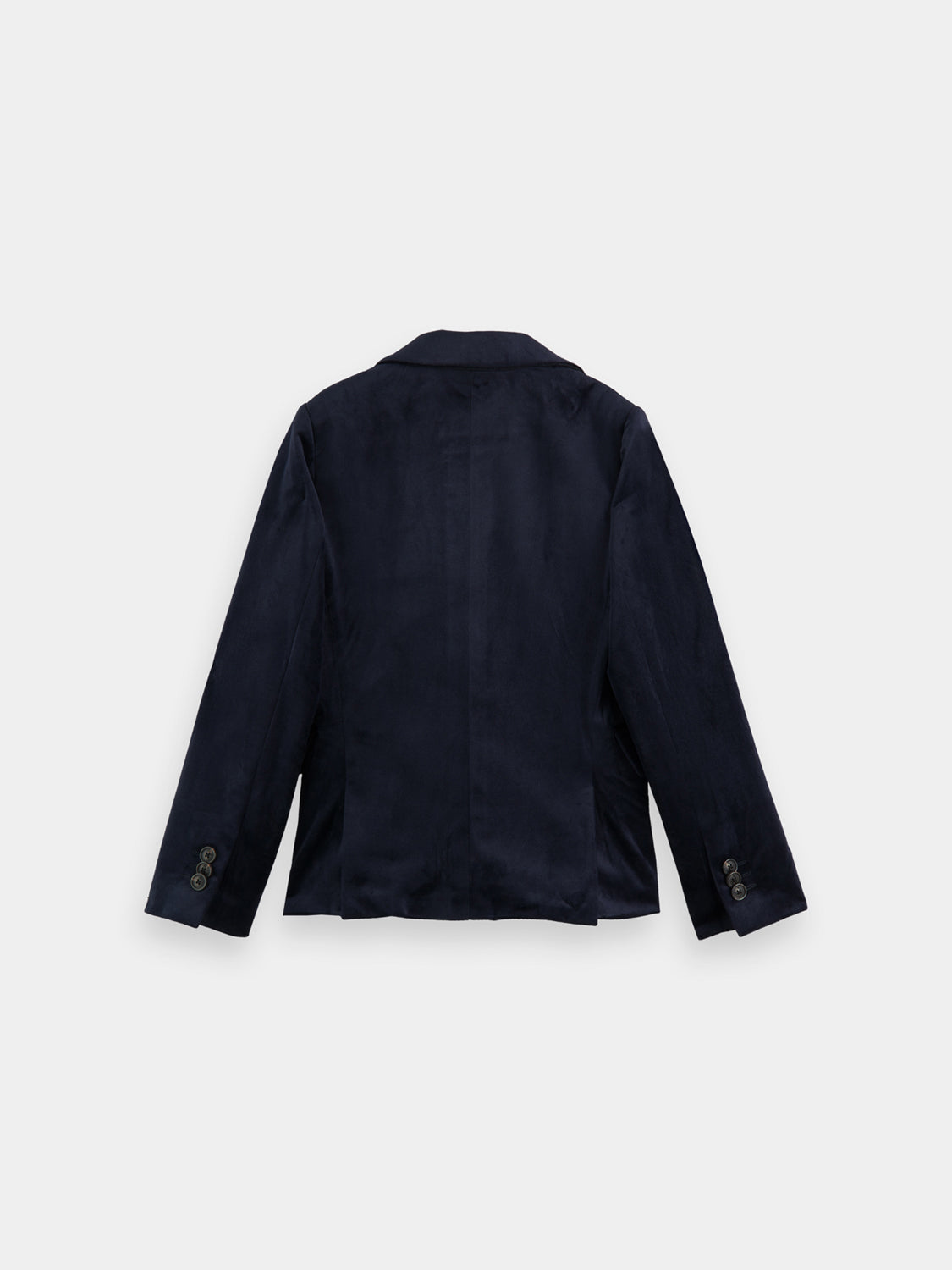 Kids - Satin-lapel velvet blazer