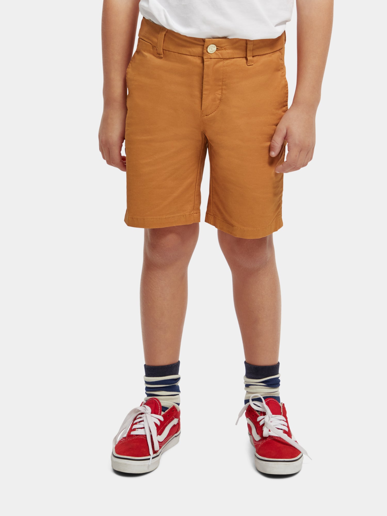 Boys orange chino on sale shorts