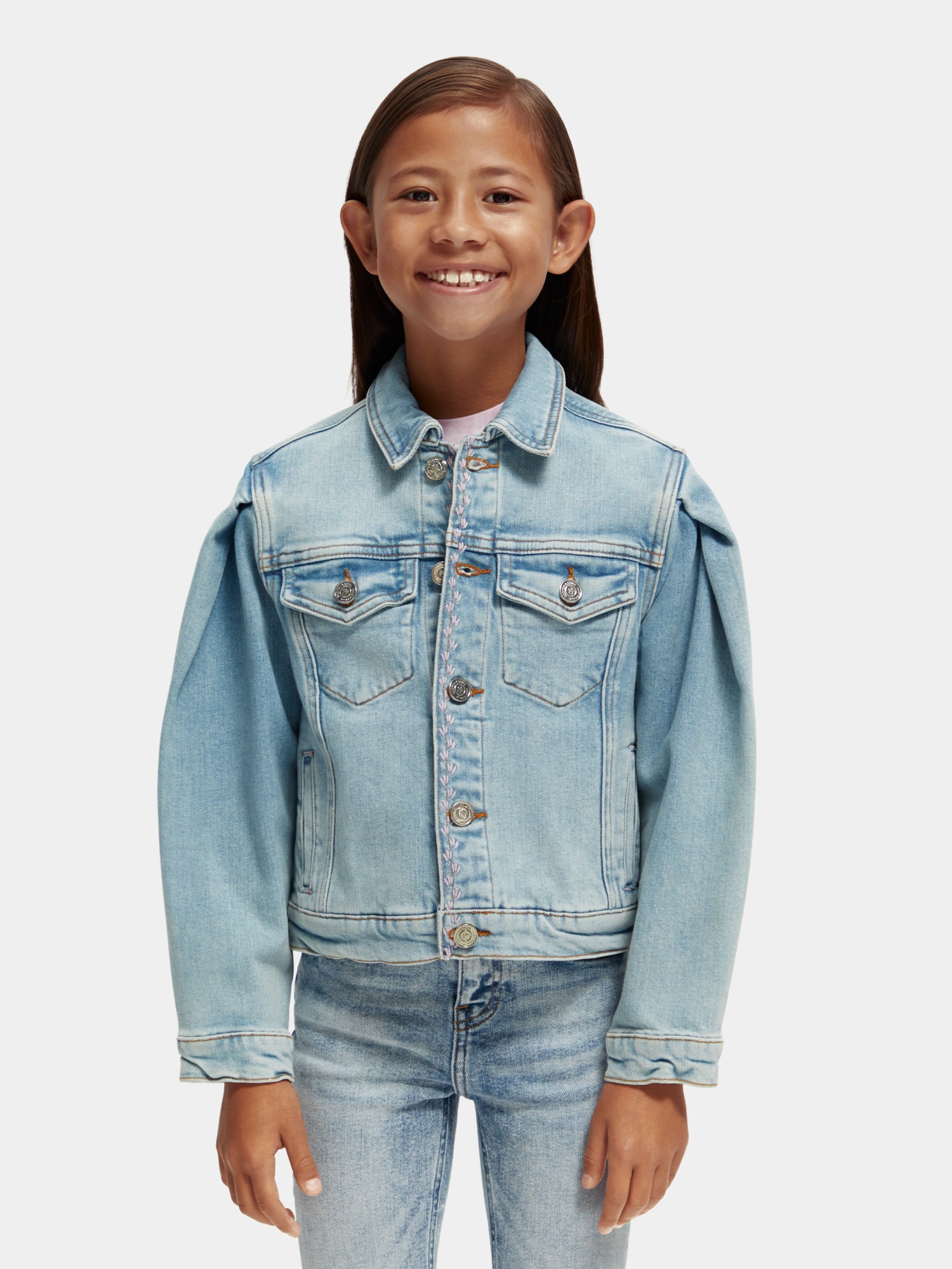 Kids denim hot sale jacket nz