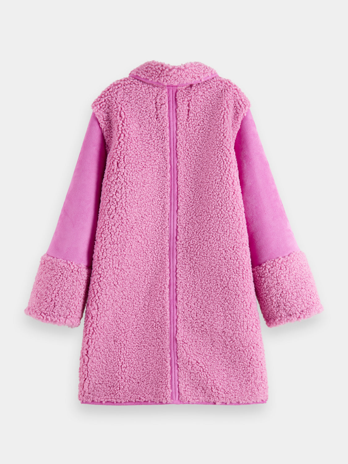 Kids - Longer-length bonded teddy jacket - Scotch & Soda NZ