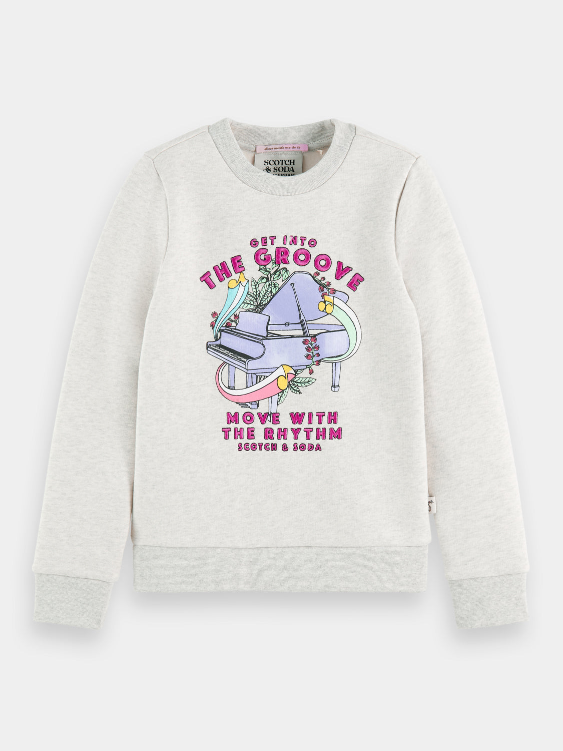 Kids - Regular-fit artwork sweatshirt - Scotch & Soda NZ