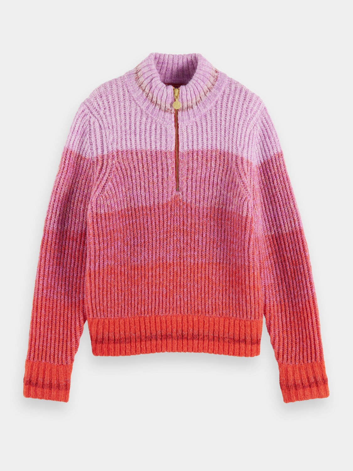 Kids - Half-zip gradient pullover - Scotch & Soda NZ