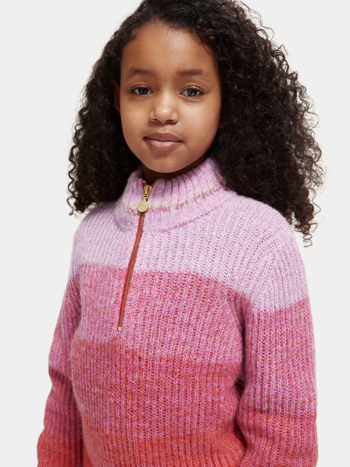 Kids - Half-zip gradient pullover - Scotch & Soda NZ