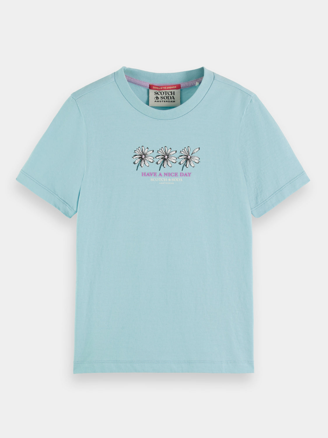 Kids - Slim-fit artwork t-shirt - Scotch & Soda NZ