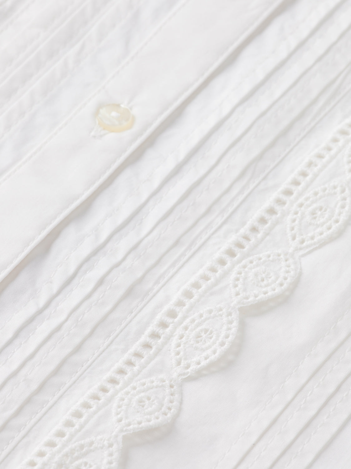 Kids - Long-sleeved broderie anglaise top - Scotch & Soda NZ