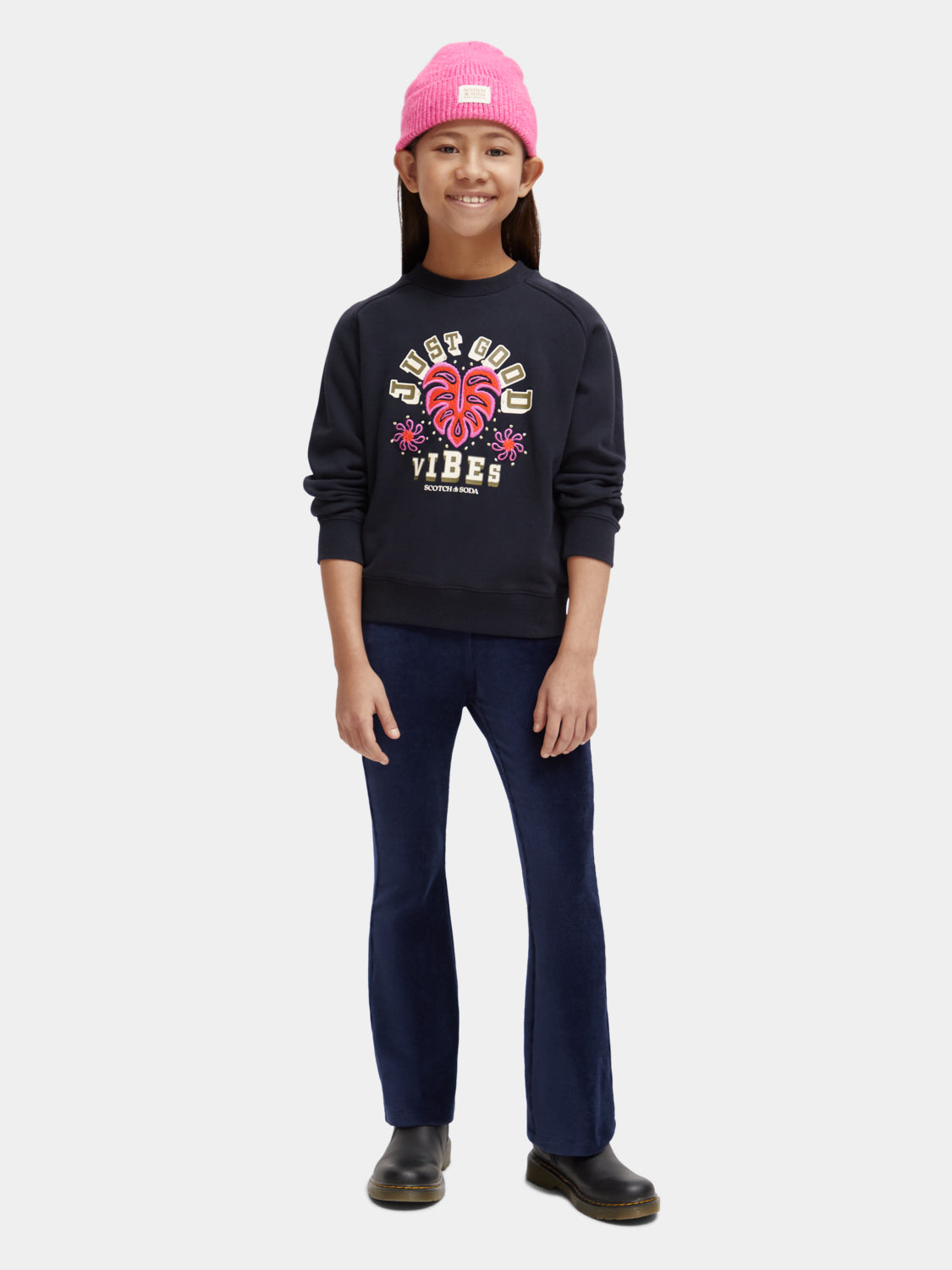 Kids - Flared corduroy leggings - Scotch & Soda NZ