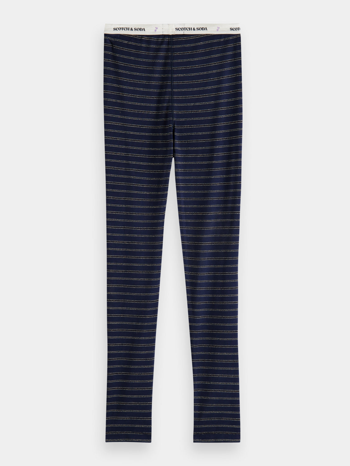 Kids - Striped glitter leggings - Scotch & Soda NZ