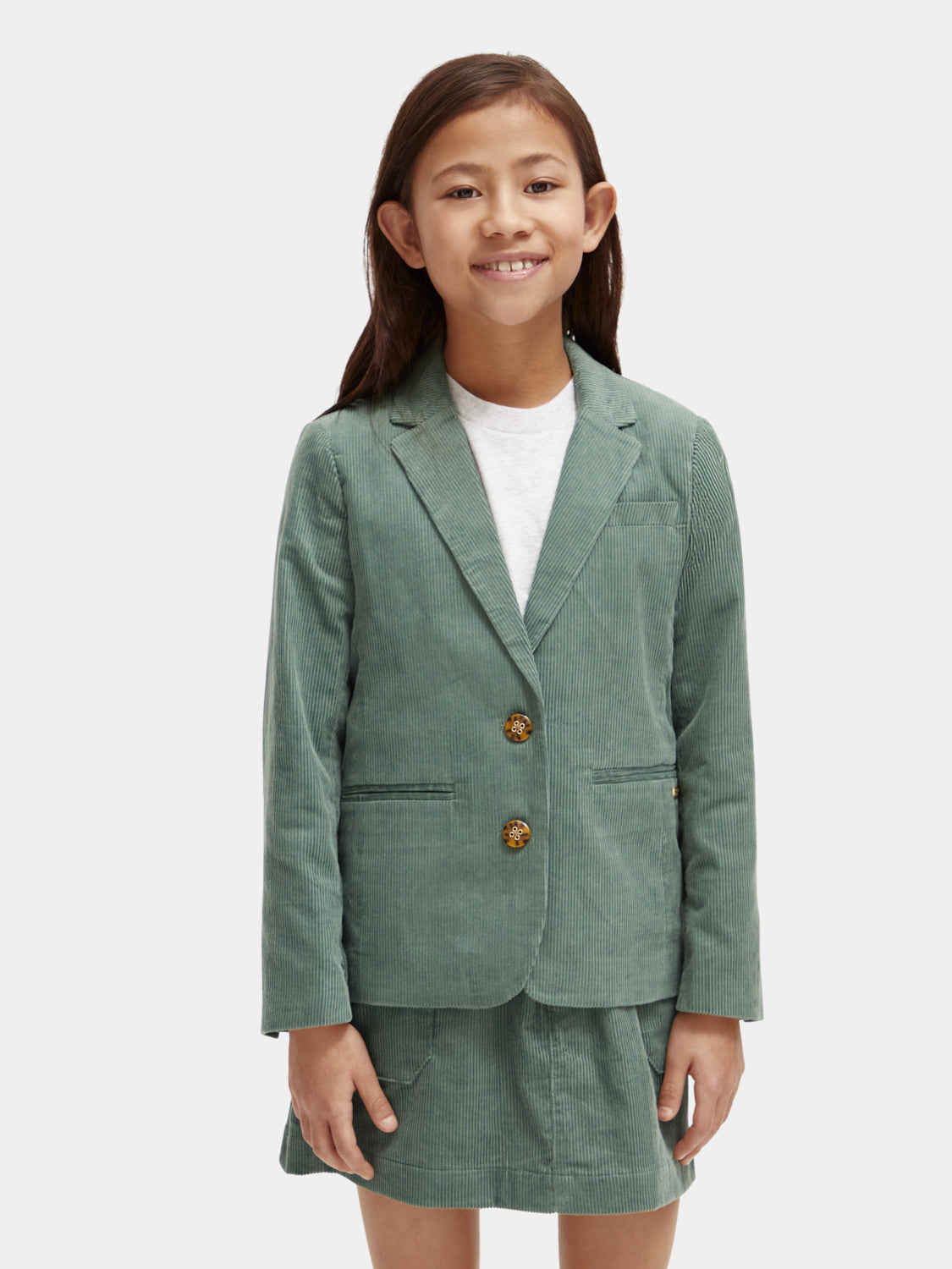 Kids - Lightweight corduroy blazer - Scotch & Soda NZ