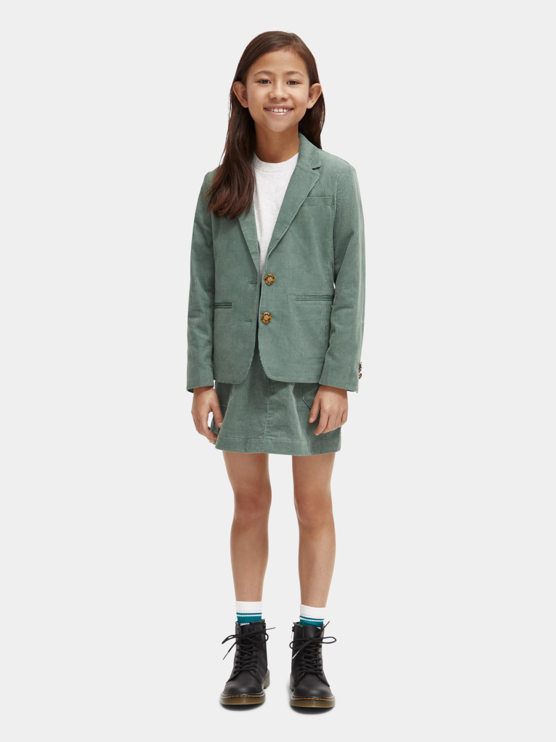 Kids - Lightweight corduroy blazer - Scotch & Soda NZ