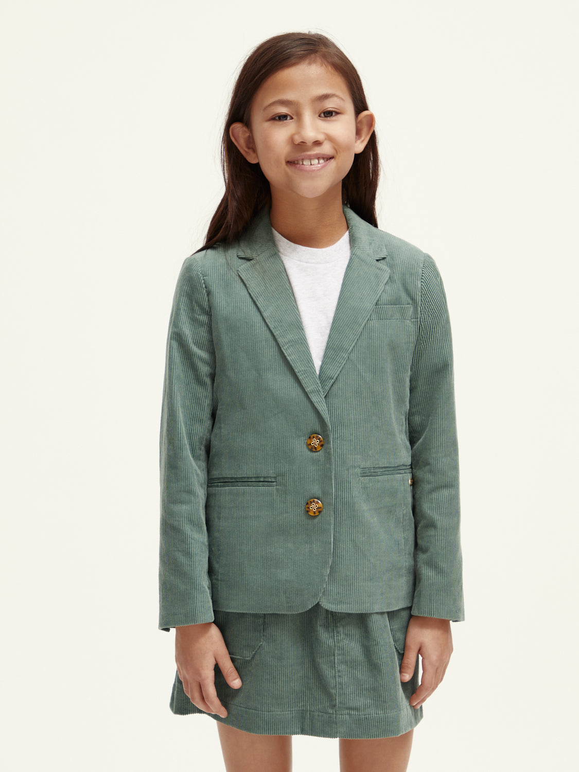 Kids - Lightweight corduroy blazer - Scotch & Soda NZ