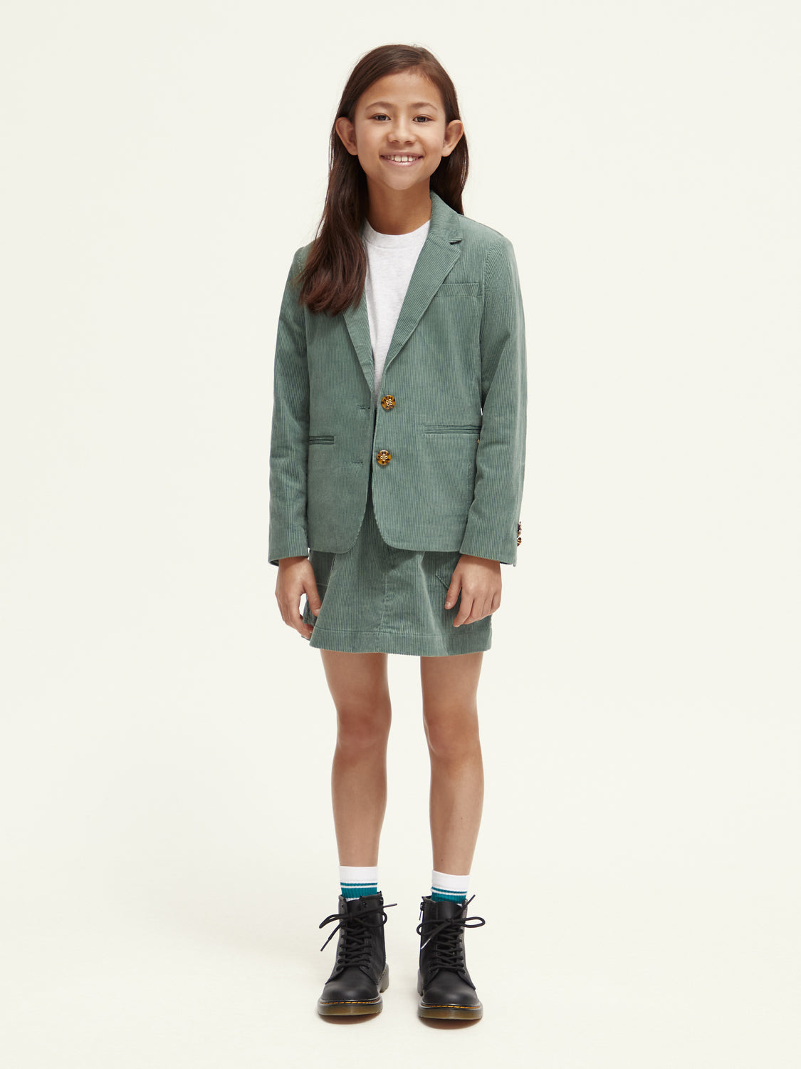 Kids - Lightweight corduroy blazer - Scotch & Soda NZ