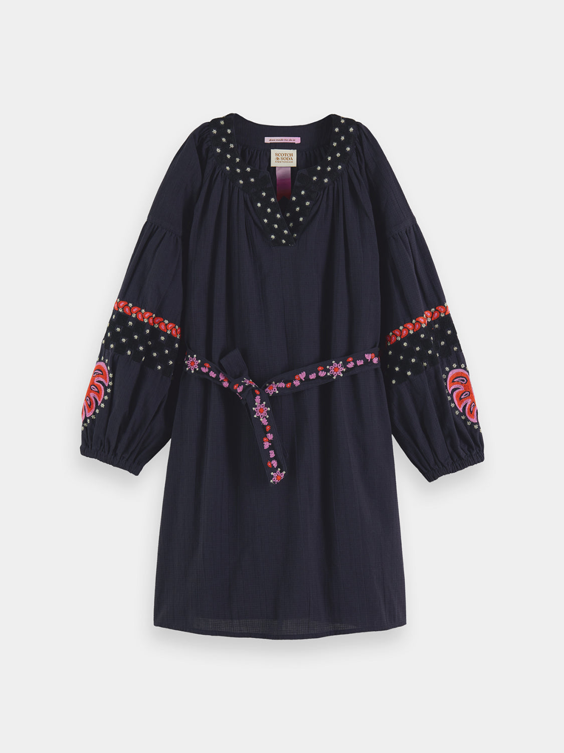 Kids - Embroidered cotton dress
