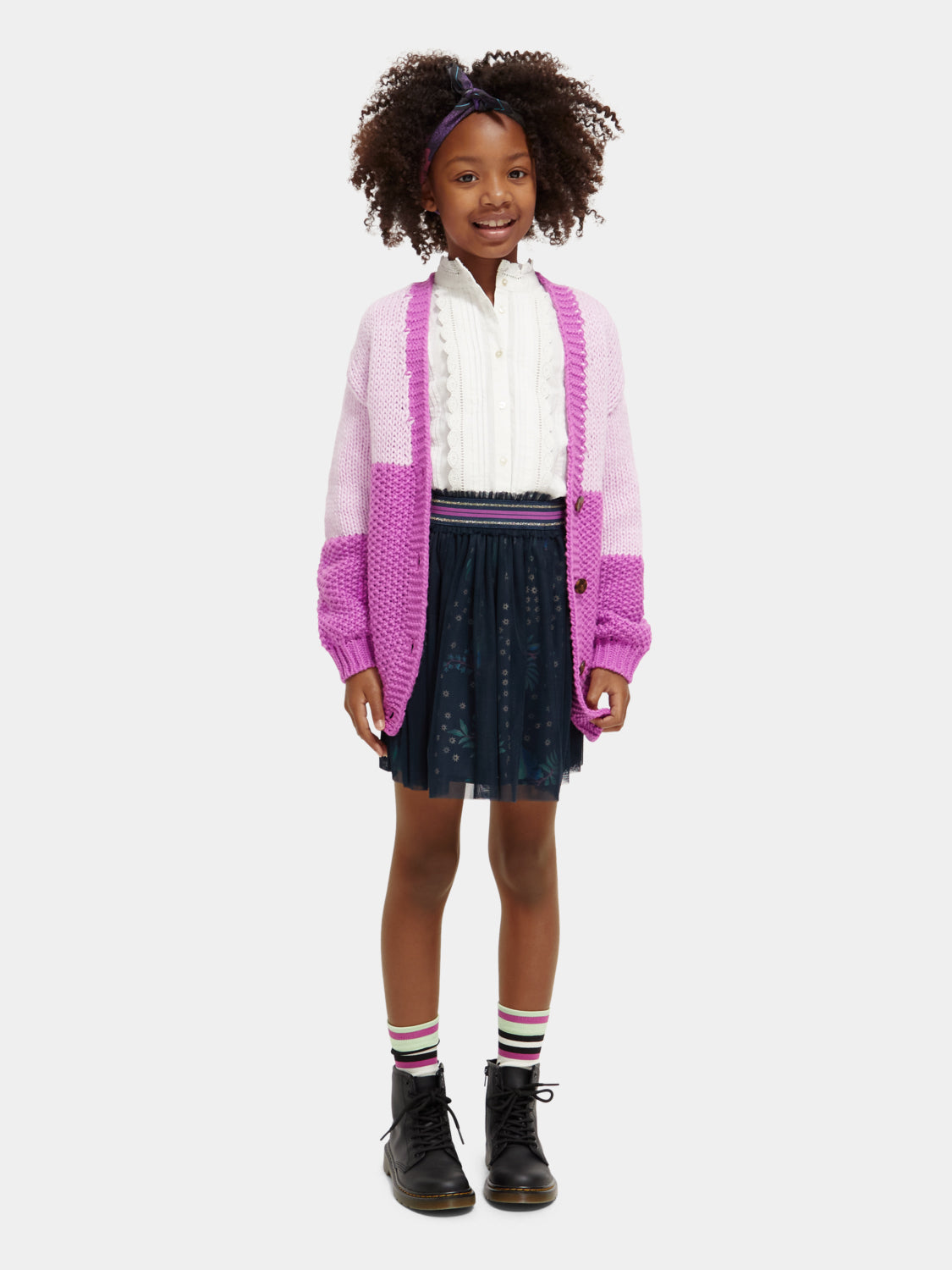 Kids - Tulle layered mini skirt - Scotch & Soda NZ