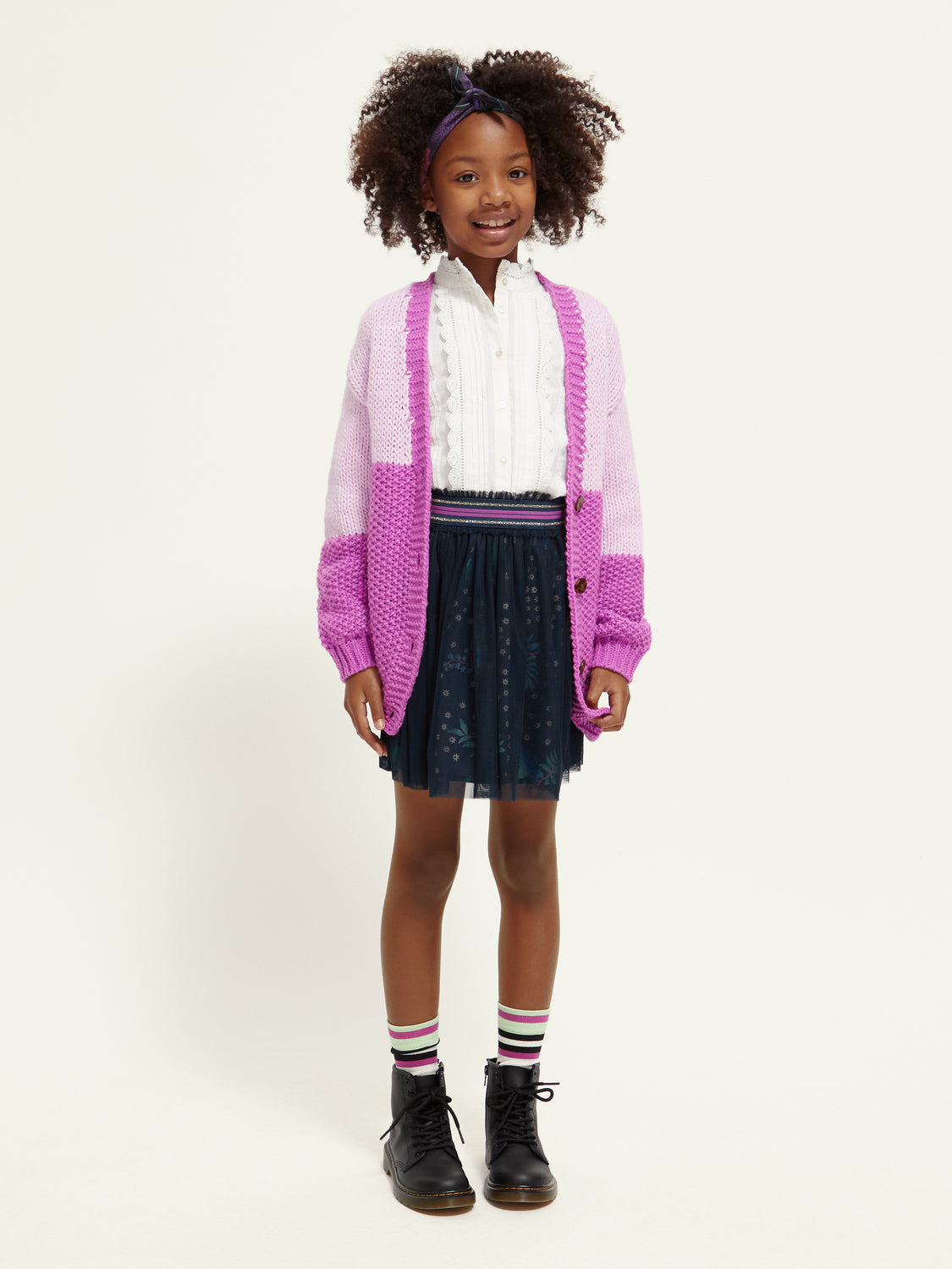 Kids - Tulle layered mini skirt - Scotch & Soda NZ