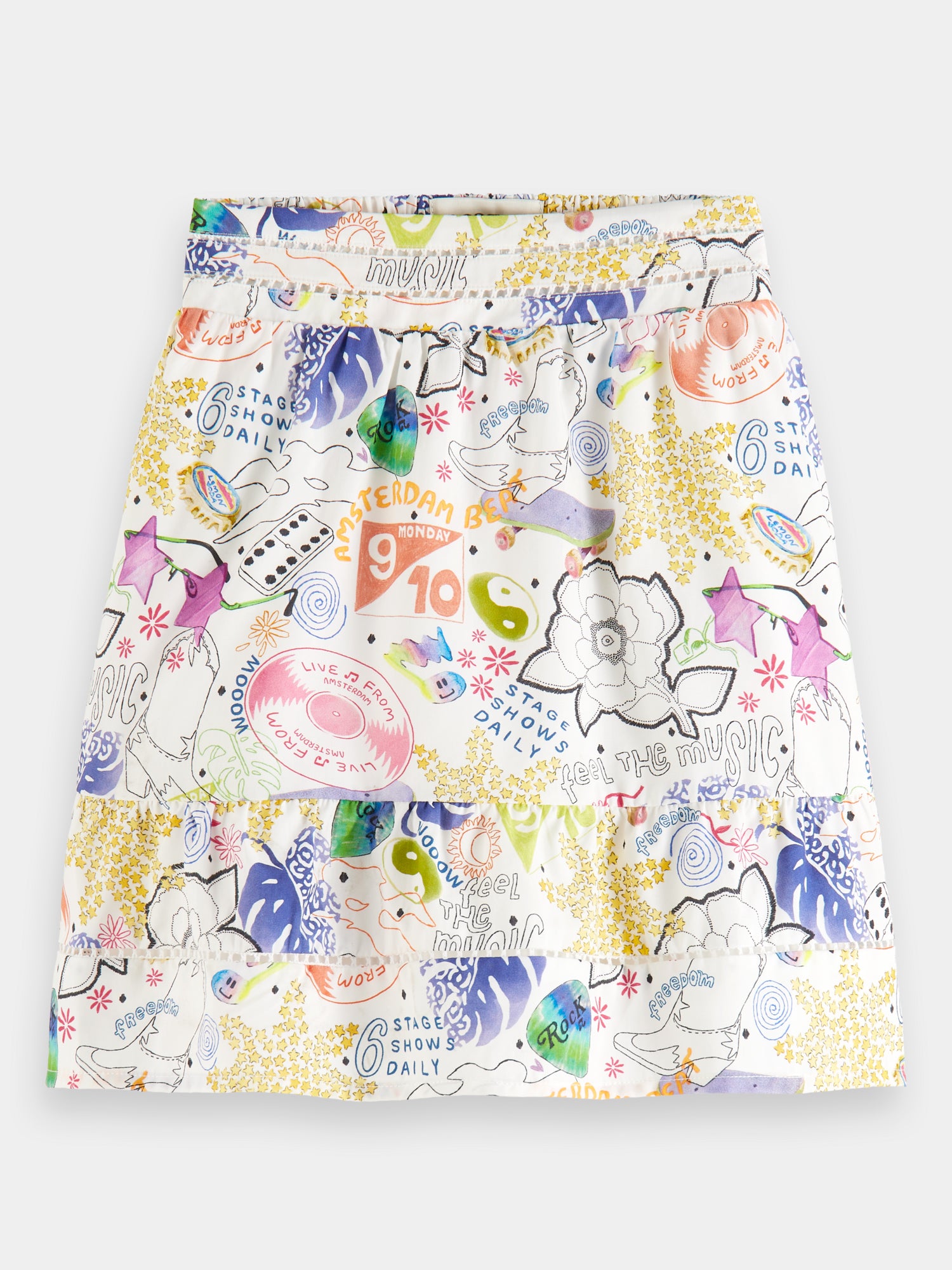 Printed mini skirt - Scotch & Soda NZ