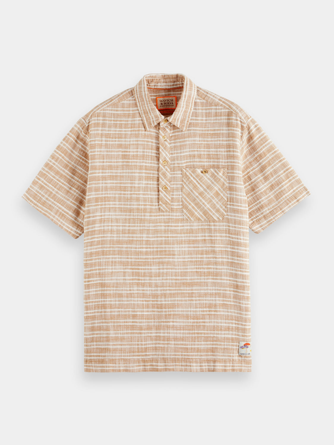 Horizontal striped shirt
