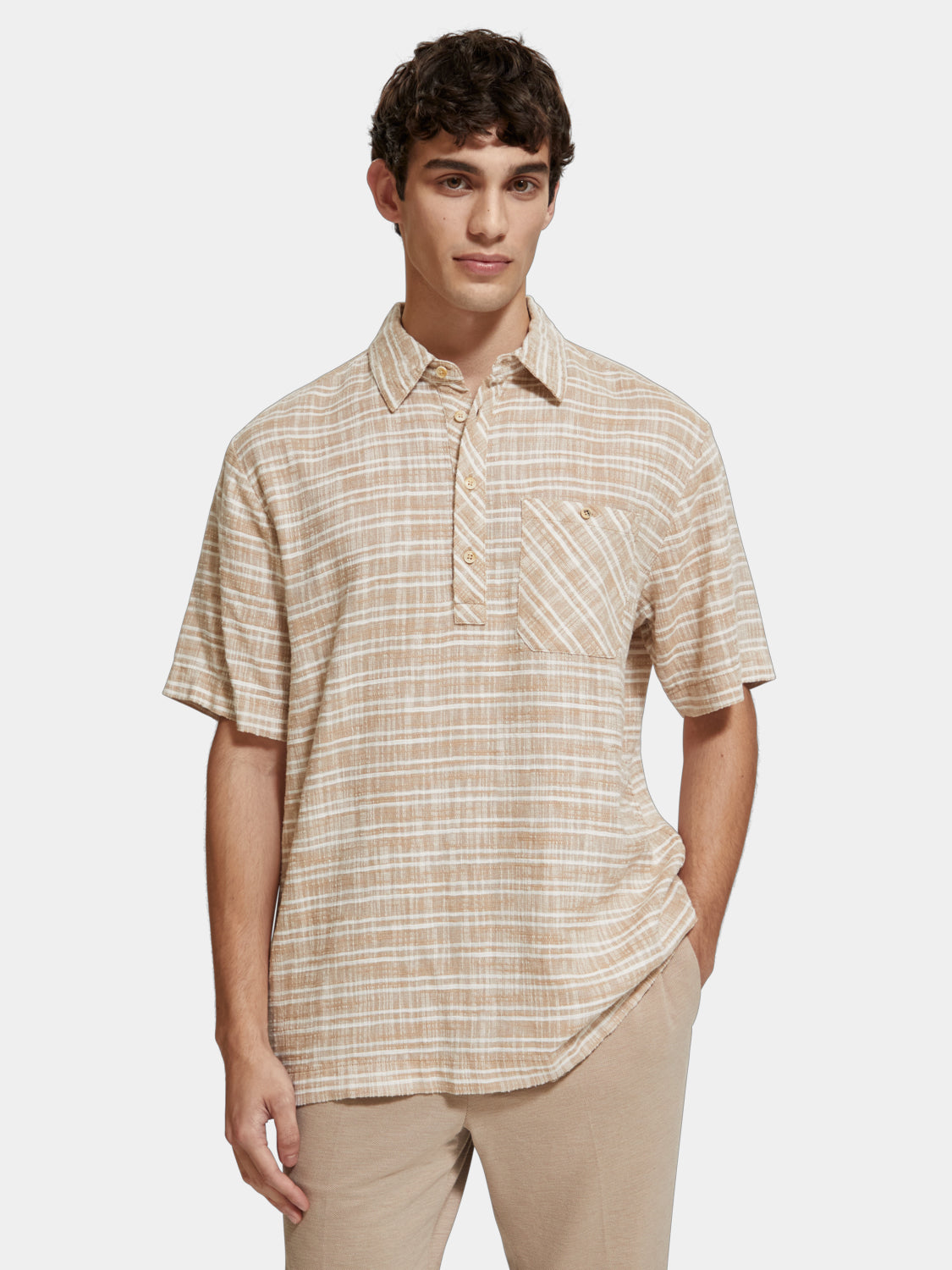 Horizontal striped shirt