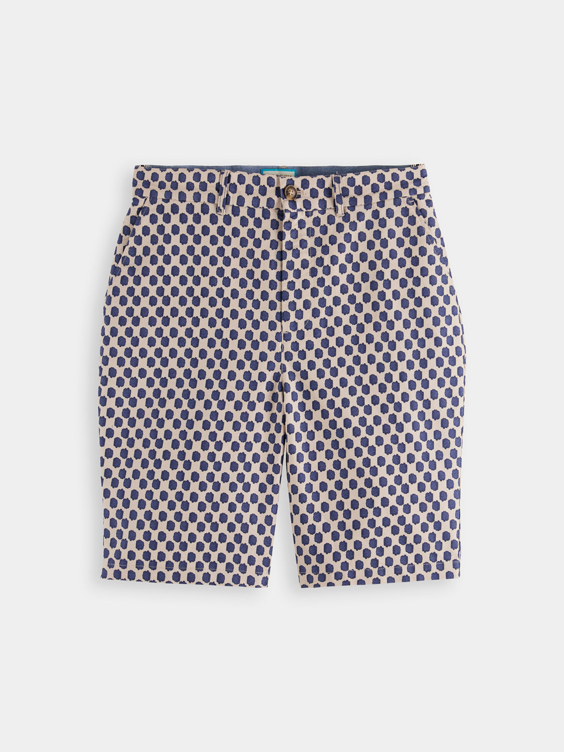 Drift printed shorts by Scotch & Soda featuring colorful, patterned fabric with a relaxed fit and casual style.