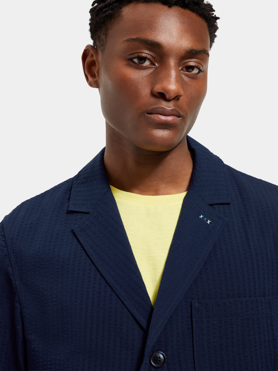 Seersucker blazer