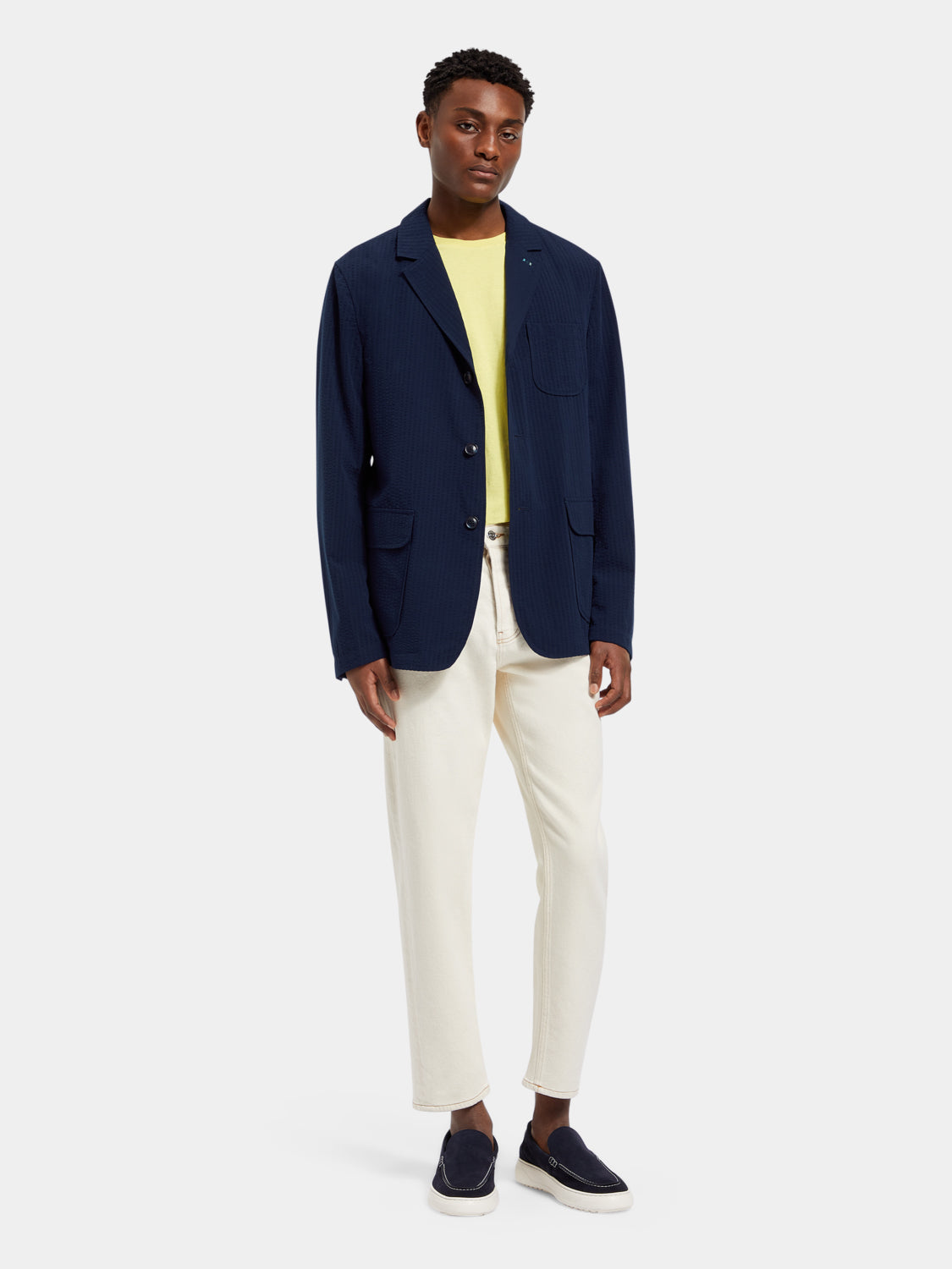 Seersucker blazer