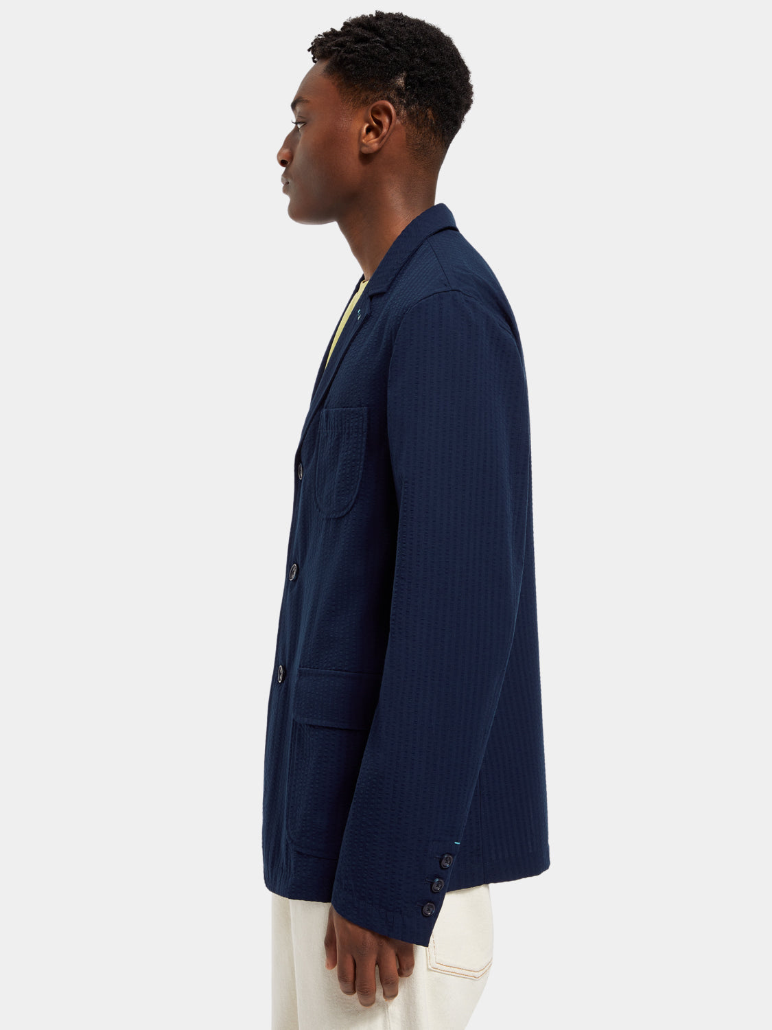 Seersucker blazer