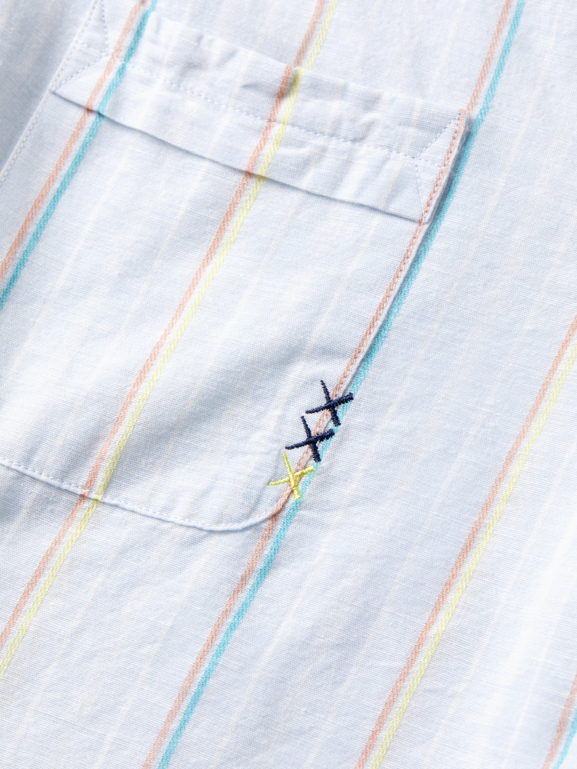 Yarn-dyed striped shirt