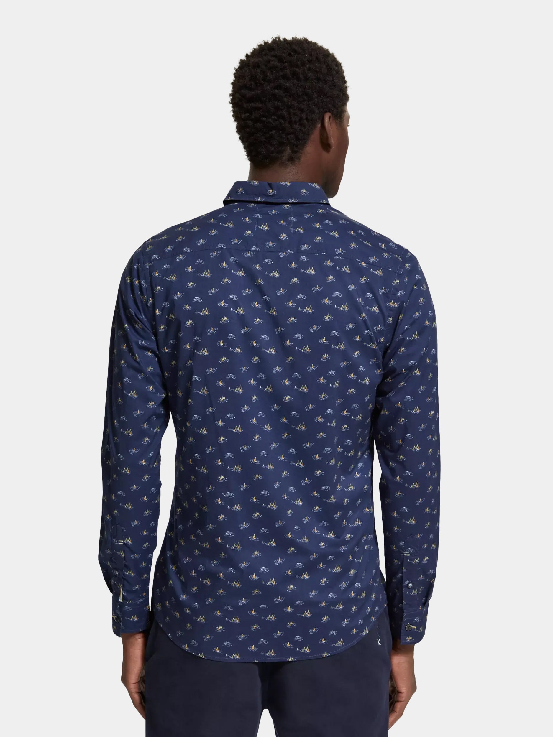 Slim fit printed shirt