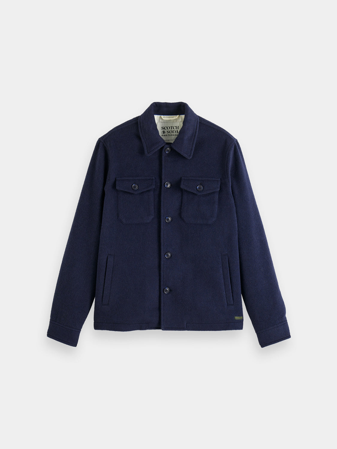 Brushed overshirt