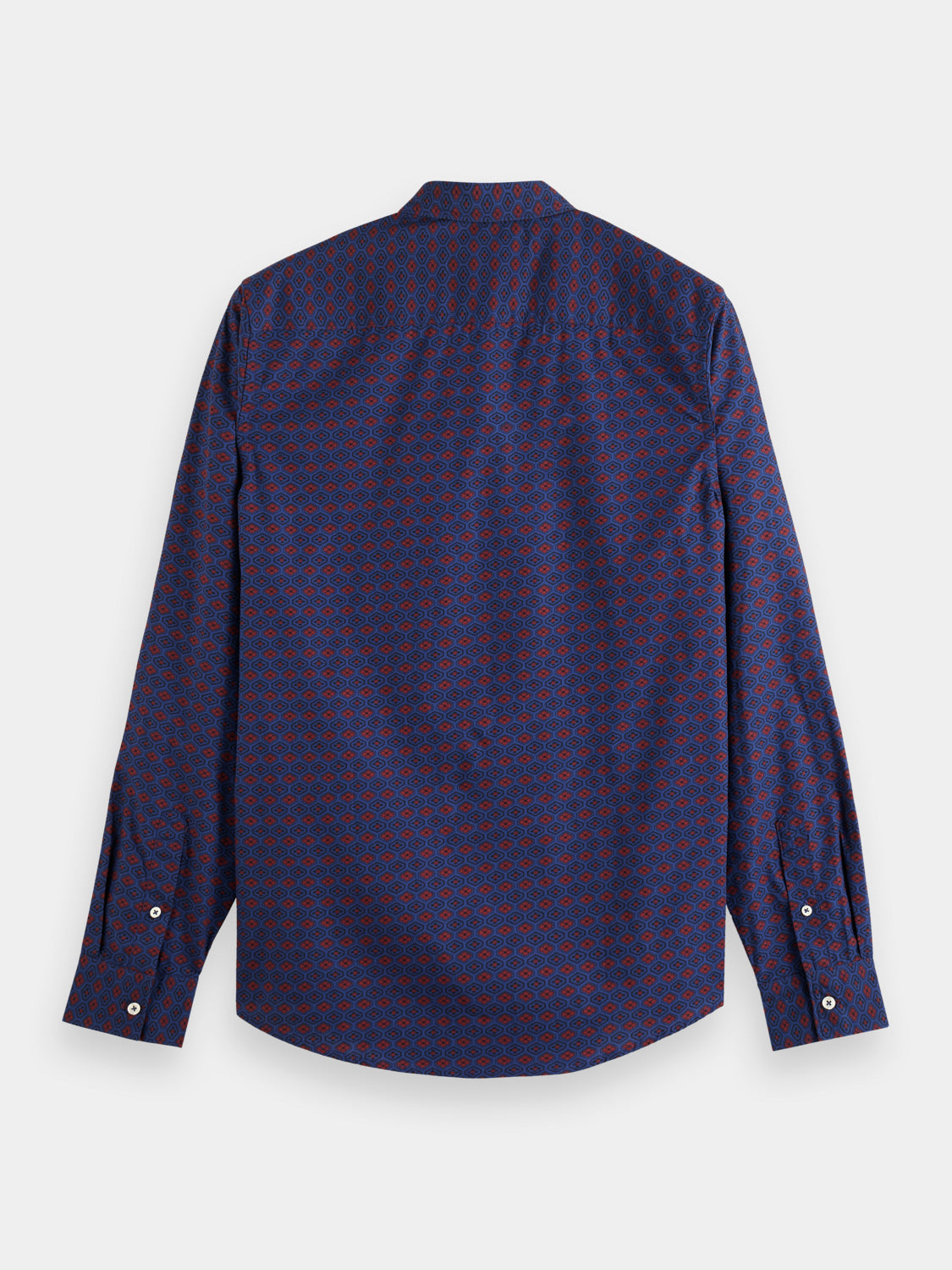 Slim fit ditsy printed shirt - Scotch & Soda NZ