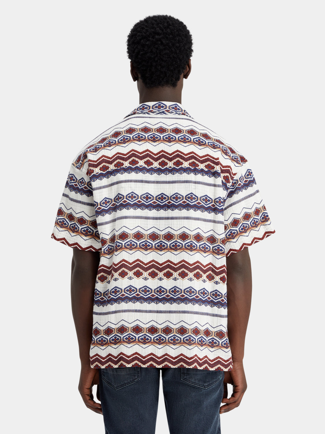 Structured printed shirt - Scotch & Soda NZ
