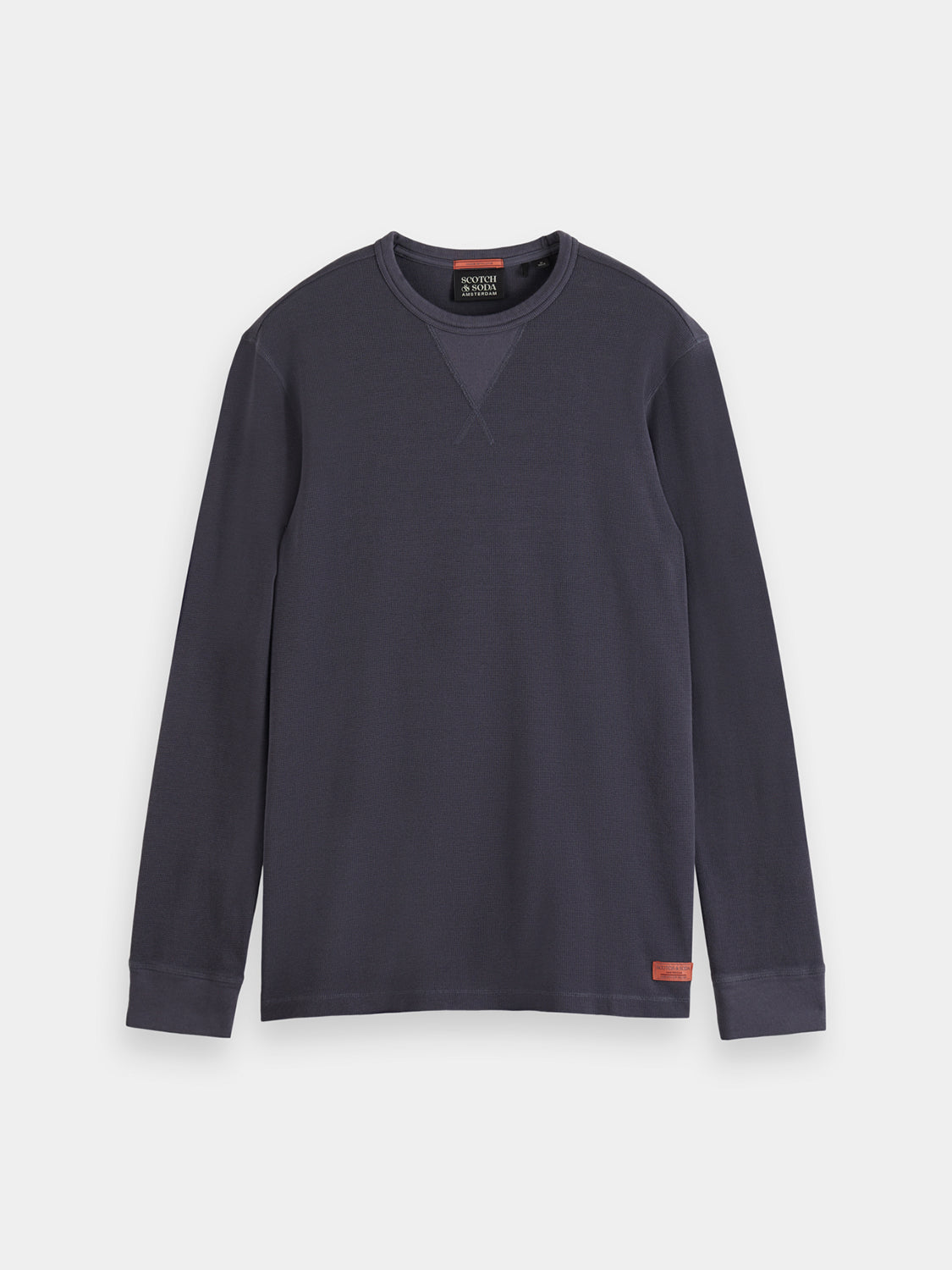 Waffle long sleeved t-shirt - Scotch & Soda NZ