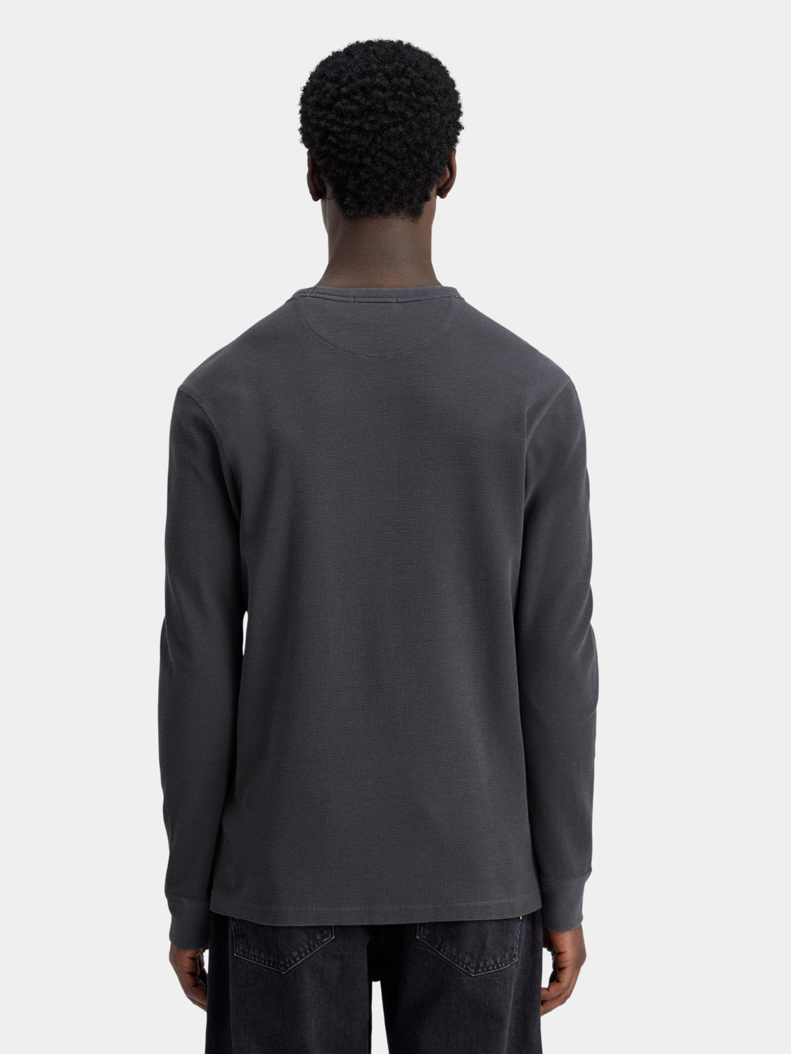 Waffle long sleeved t-shirt - Scotch & Soda NZ