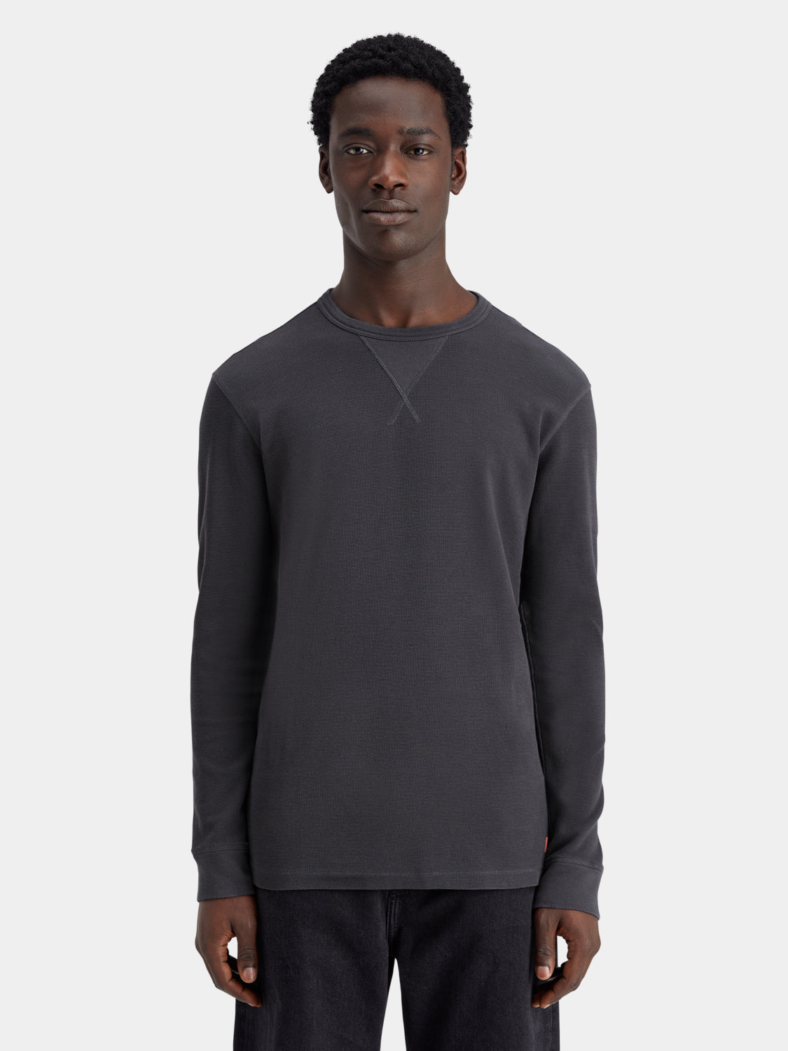 Waffle long sleeved t-shirt - Scotch & Soda NZ