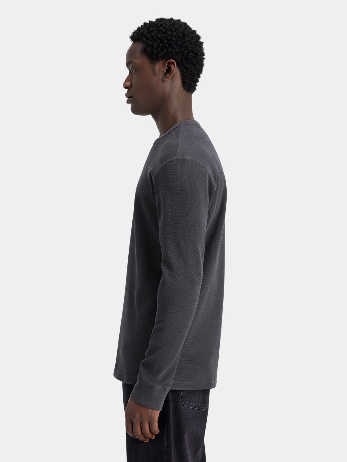 Waffle long sleeved t-shirt - Scotch & Soda NZ