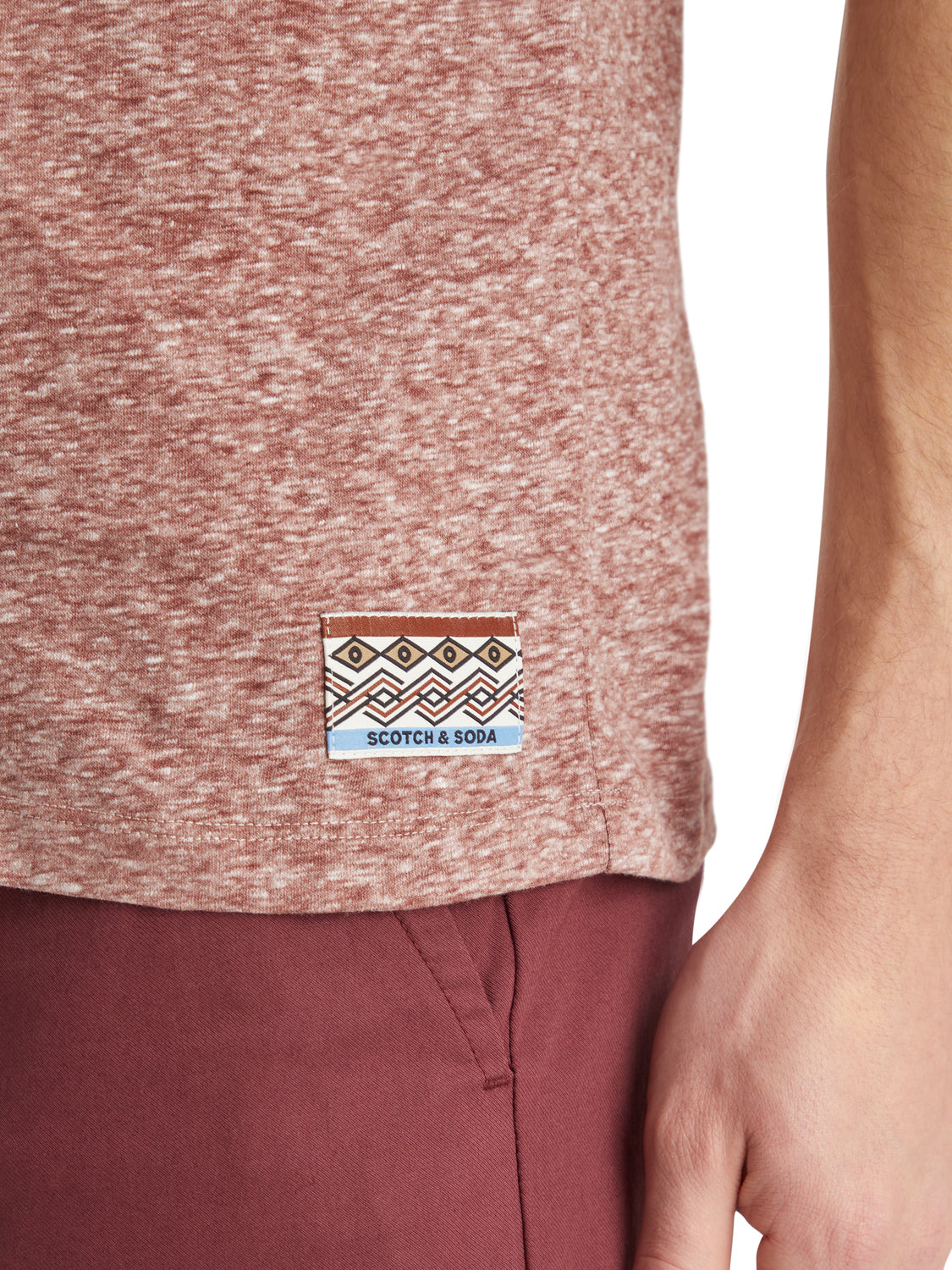 Melange t-shirt - Scotch & Soda NZ