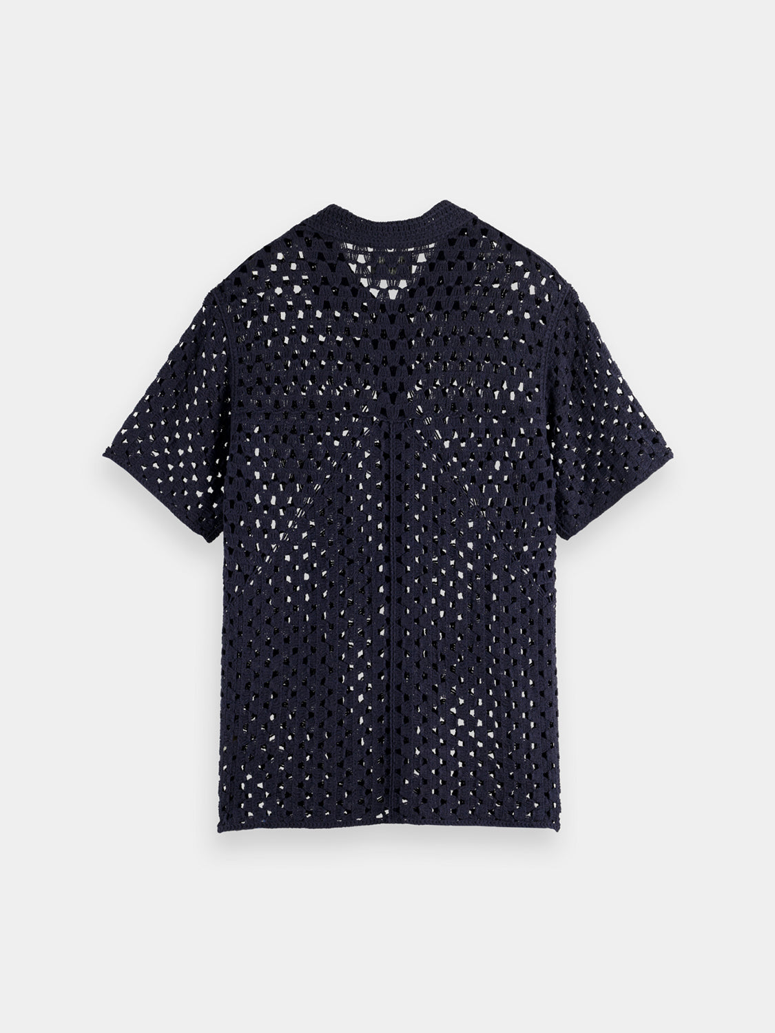 Crochet knitted shirt - Scotch & Soda NZ