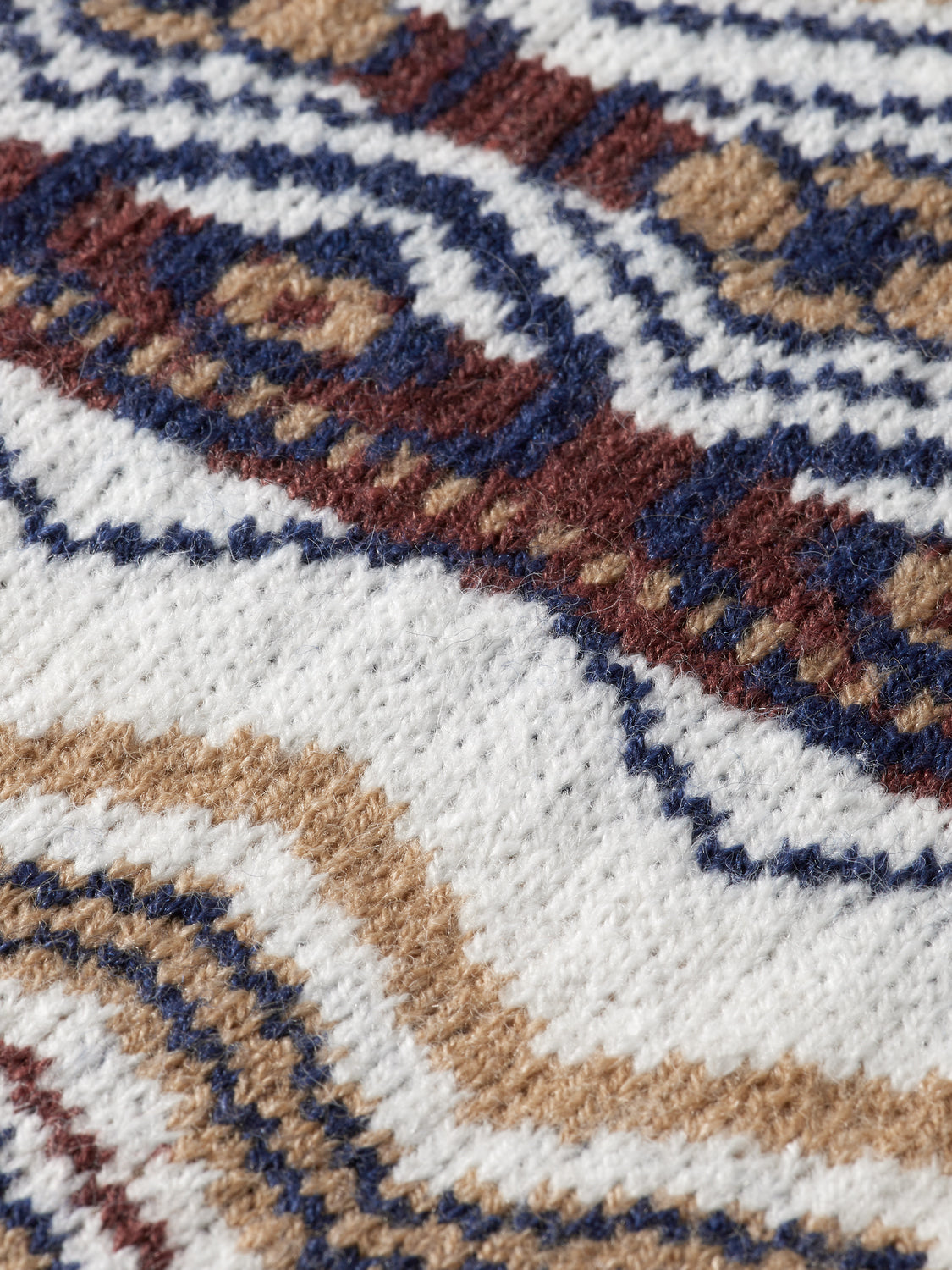 Dropped shoulder jacquard knit - Scotch & Soda NZ