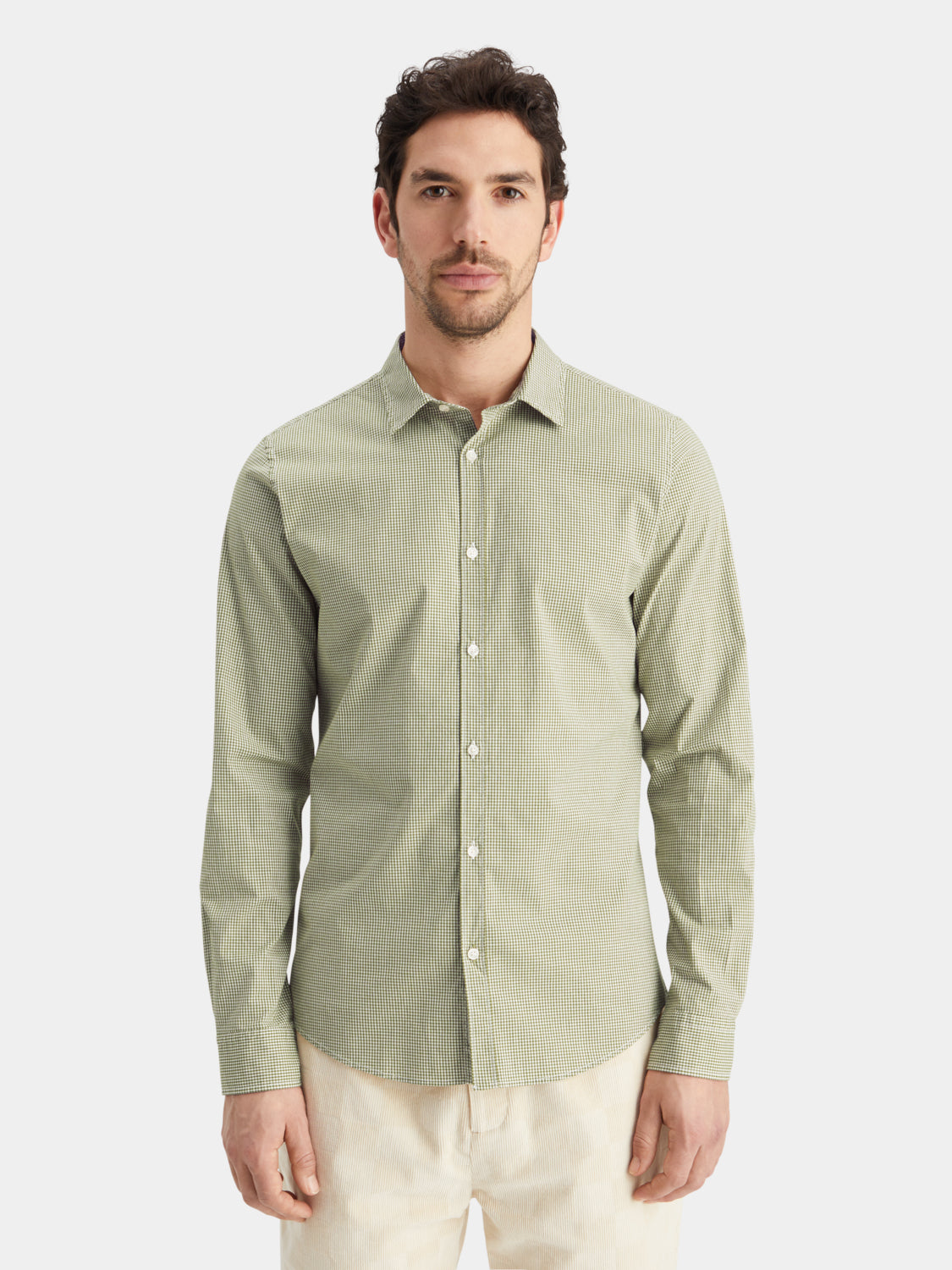 Poplin check shirt - Scotch & Soda NZ