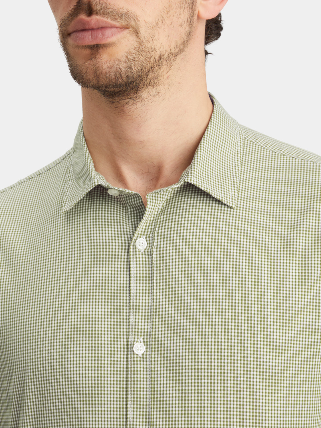 Poplin check shirt - Scotch & Soda NZ