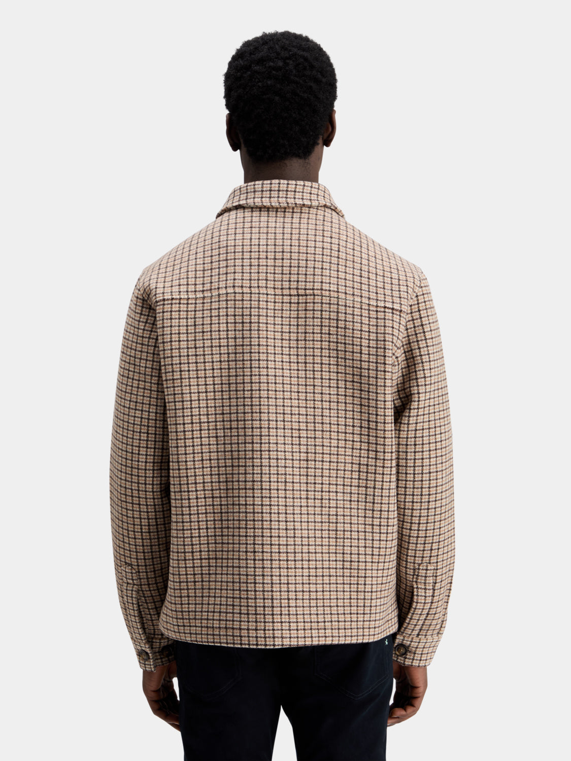 Check lightweight jacket