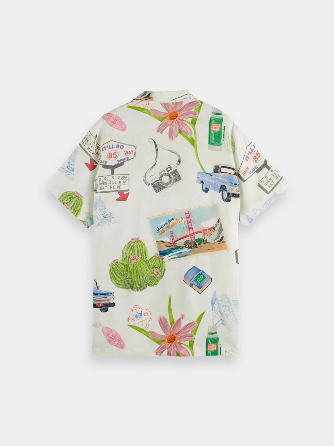 Printed camp shirt - Scotch & Soda NZ