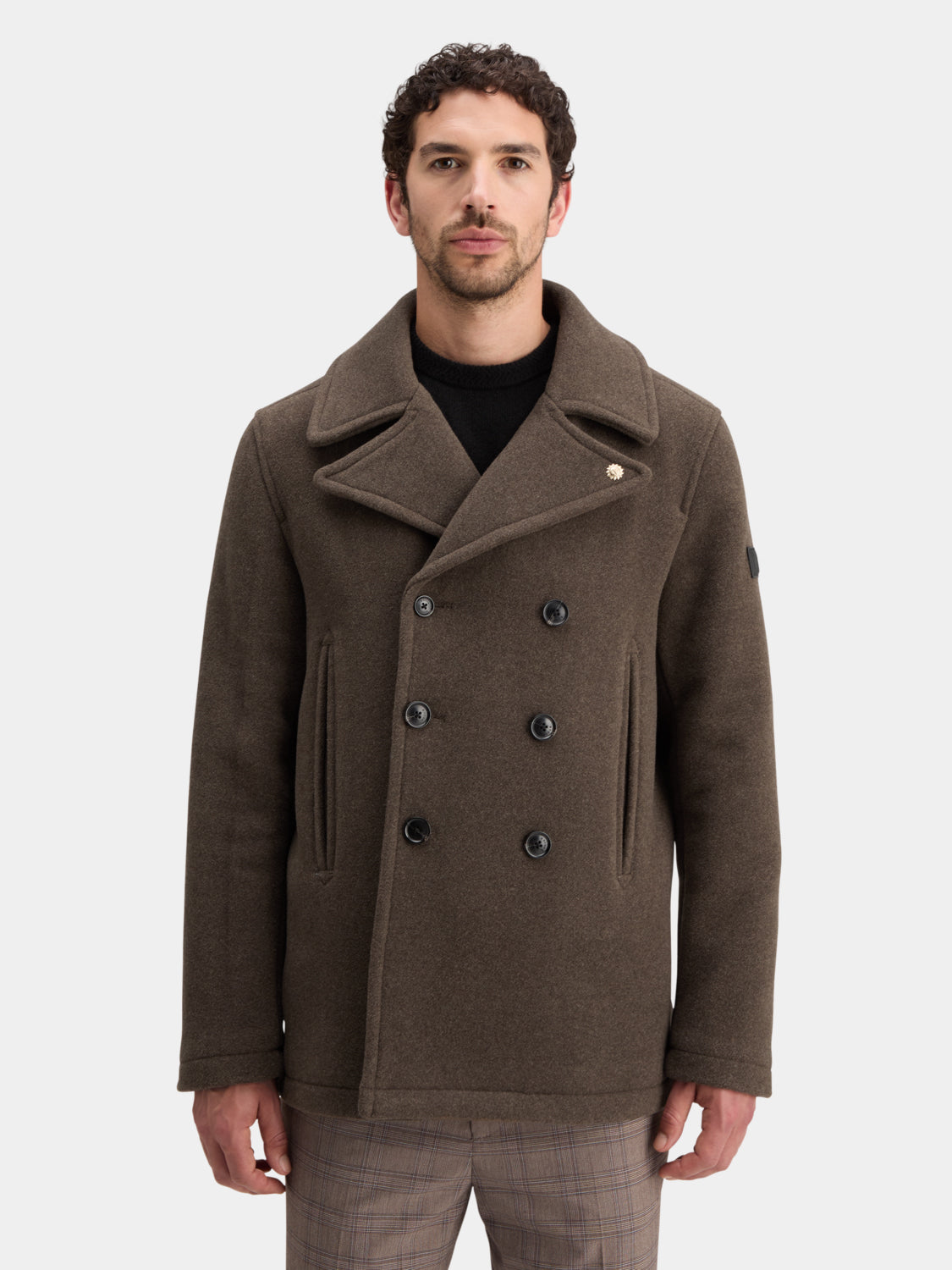 Wool blend peacoat - Scotch & Soda NZ