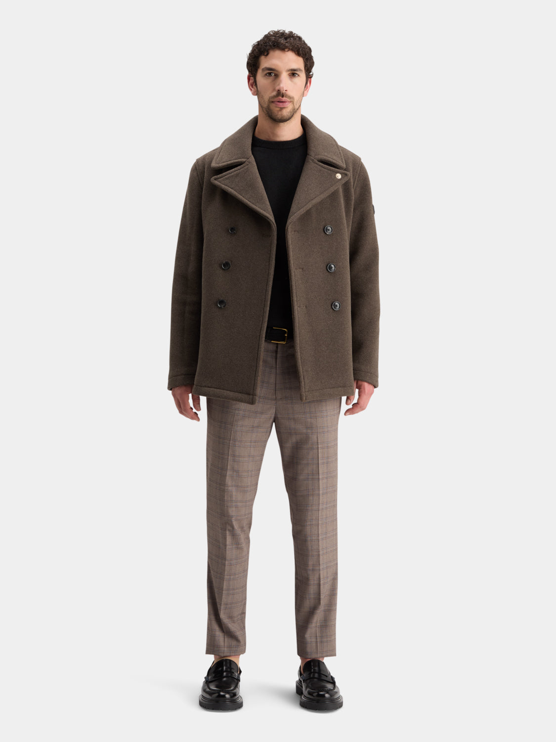 Wool blend peacoat - Scotch & Soda NZ