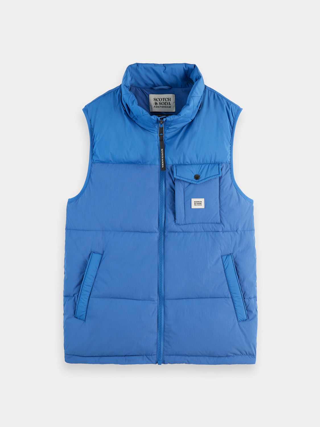 Quilted hooded vest - Scotch & Soda NZ