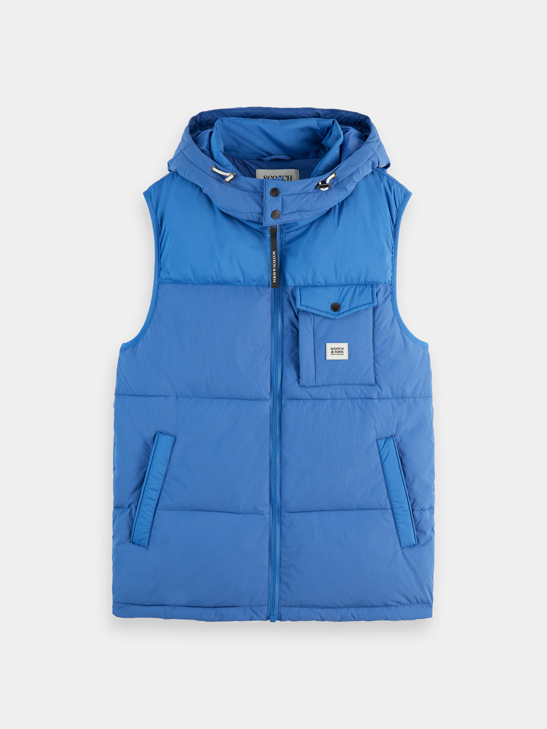 Quilted hooded vest - Scotch & Soda NZ