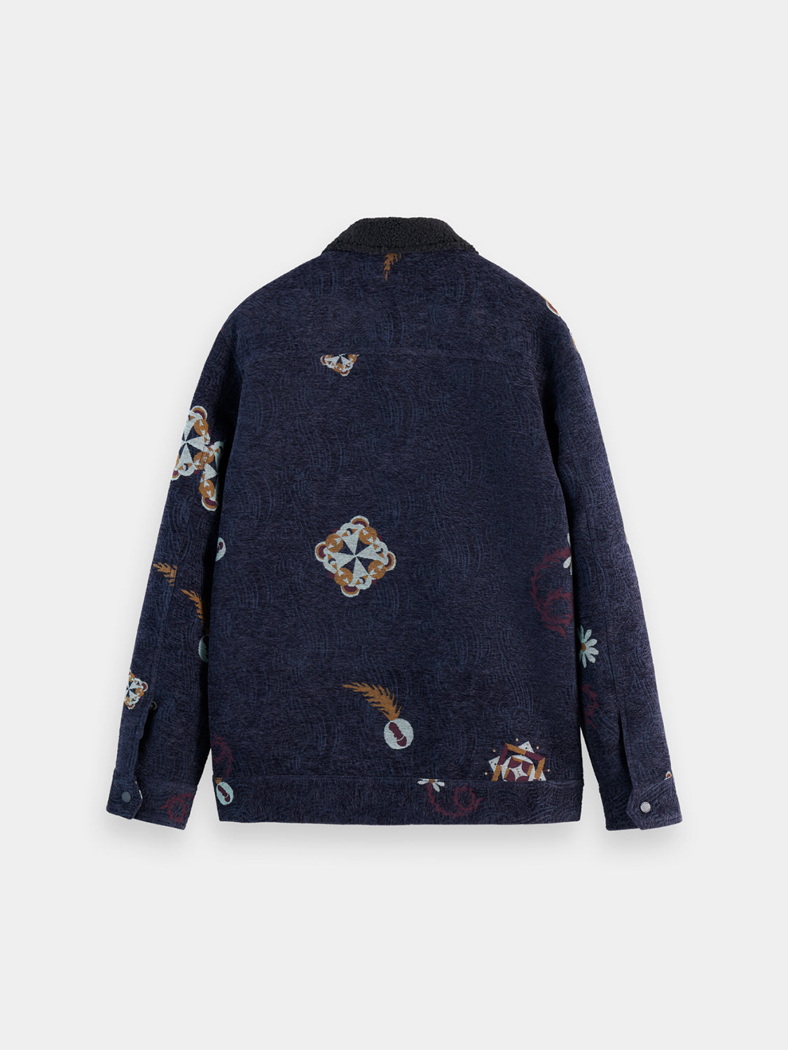 Jacquard trucker jacket - Scotch & Soda NZ