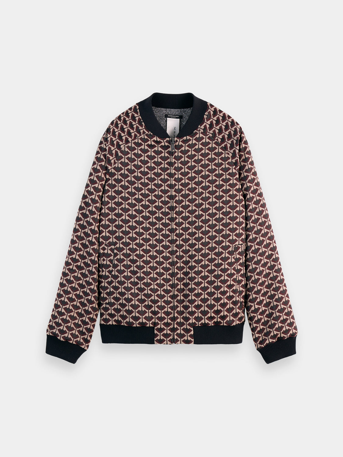 Reversible bomber jacket