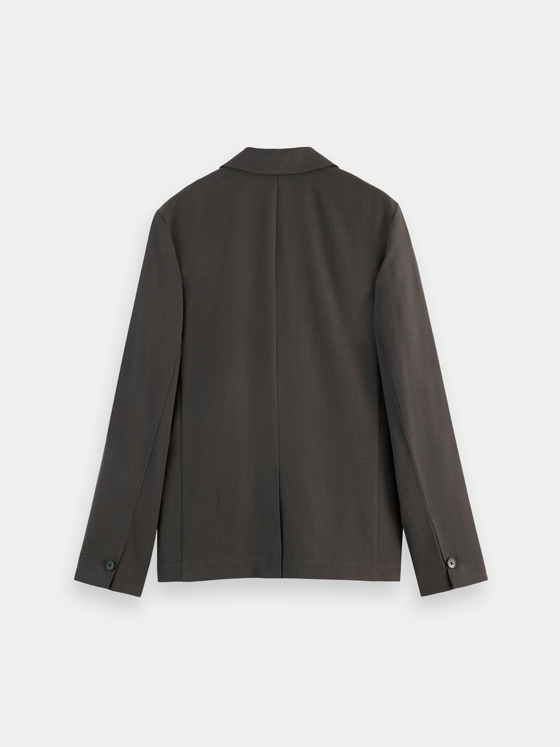 Wool blend twill blazer